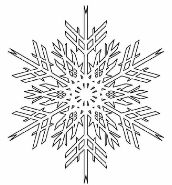 Трафареты на окна для вырезания из бумаги к новому 2026 году