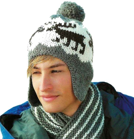 Современные мужские шапки, связанные спицами – актуальные модели с подробными схемами и инструкциями
