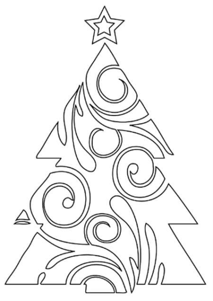 Трафареты на окна для вырезания из бумаги к новому 2026 году