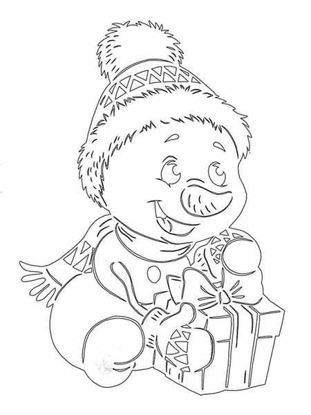 Трафареты на окна для вырезания из бумаги к новому 2026 году