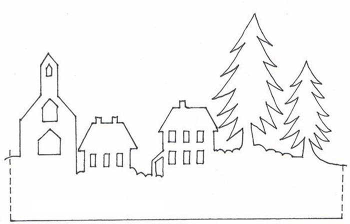 Трафареты на окна для вырезания из бумаги к новому 2026 году