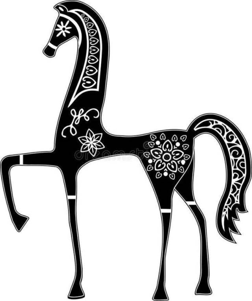 Трафареты на окна для вырезания из бумаги к новому 2026 году