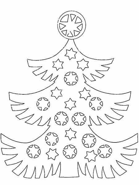 Трафареты на окна для вырезания из бумаги к новому 2026 году