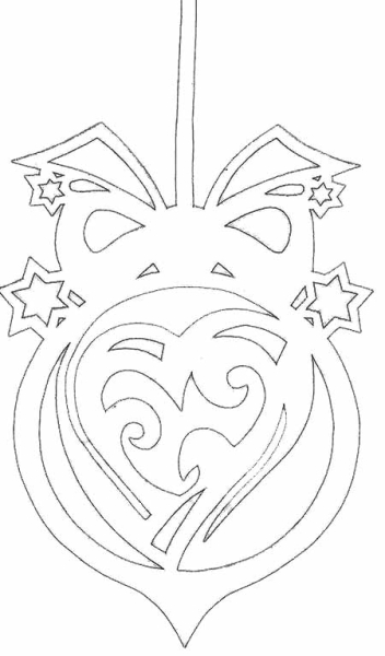 Трафареты на окна для вырезания из бумаги к новому 2026 году