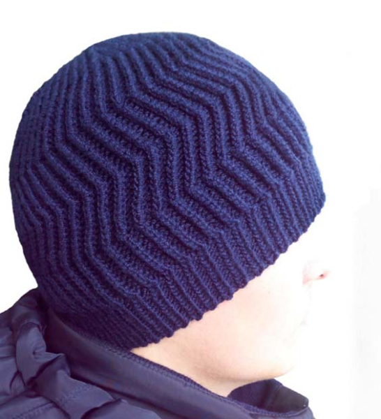Мужские шапки спицами – новинки со схемами и описанием