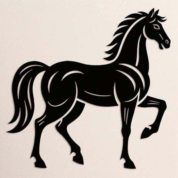 Трафареты на окна для вырезания из бумаги к новому 2026 году