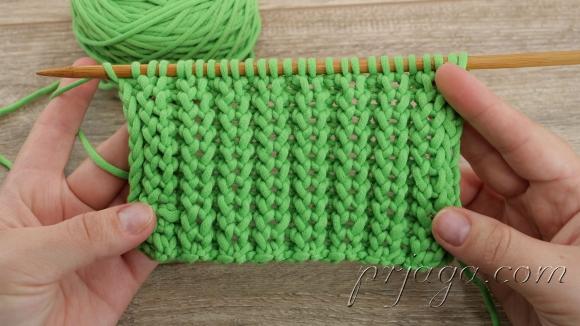 Резинка ПО-НОВОМУ спицами