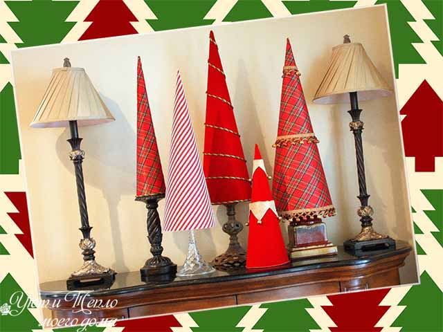 Ёлки своими руками к Новому году из подручных материалов