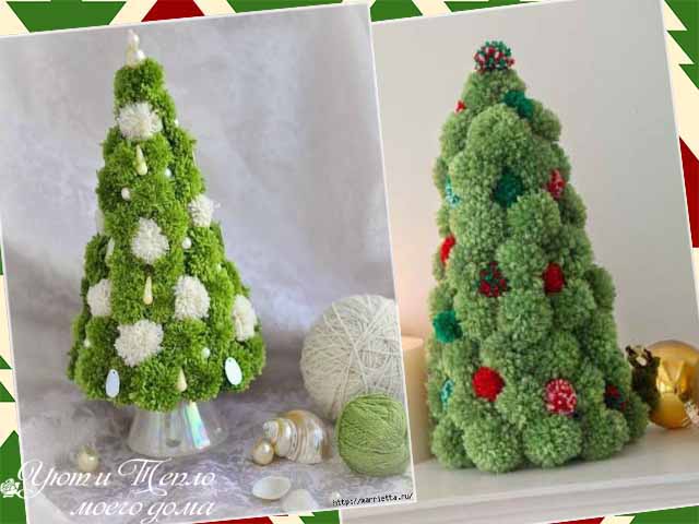 Ёлки своими руками к Новому году из подручных материалов