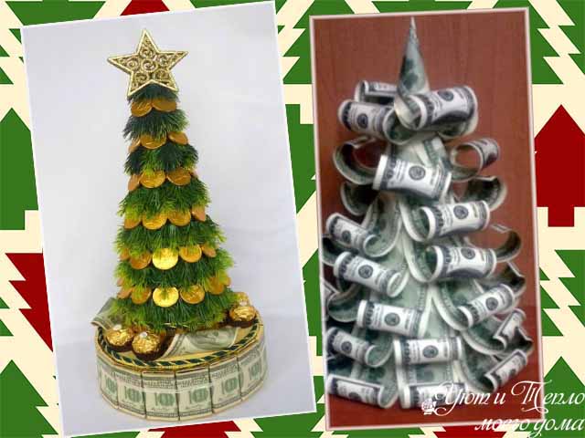 Ёлки своими руками к Новому году из подручных материалов