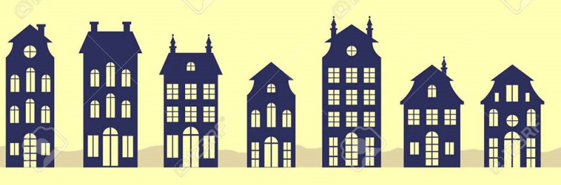 Новогодние домики своими руками из картона и бумаги