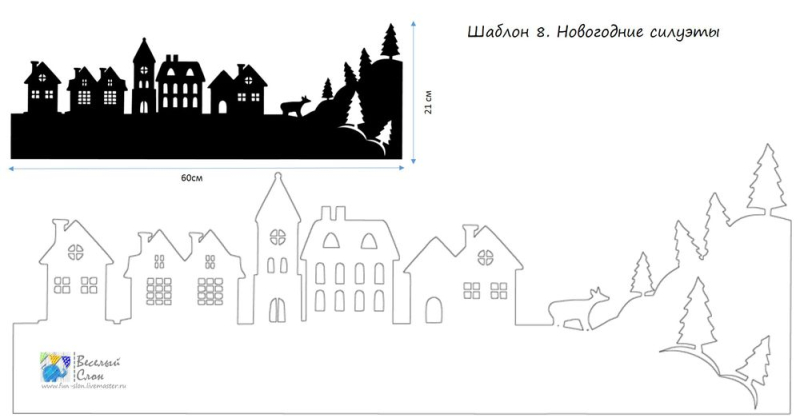 Новогодние домики своими руками из картона и бумаги