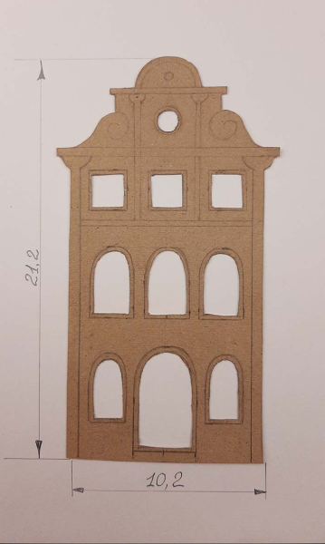 Новогодние домики своими руками из картона и бумаги