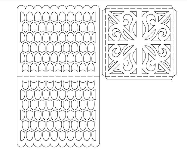 Новогодние домики своими руками из картона и бумаги
