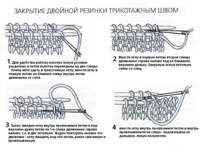 Двойное вязание: схема и инструкция, видео изготовления, 7 вариантов