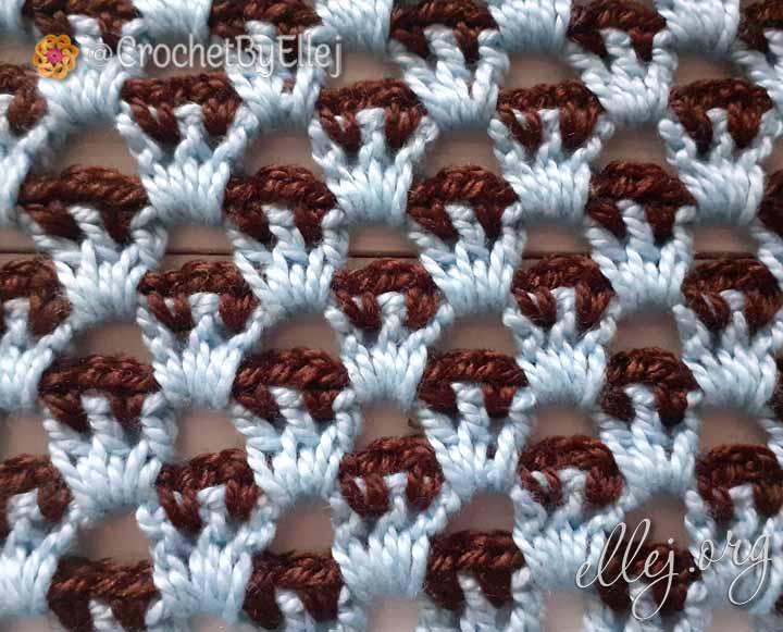 Интересные двухцветные узоры и темы • МК от crochet_varusha