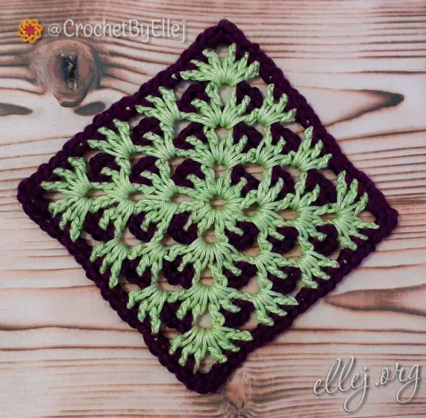 Интересные двухцветные узоры и темы • МК от crochet_varusha